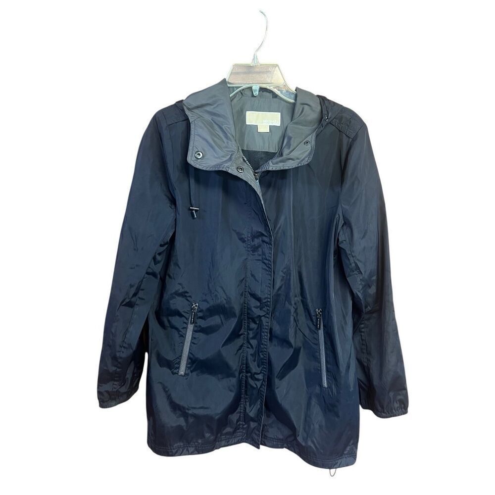 Michael Kors Windbreaker Jacket Sz S black Black/Gray